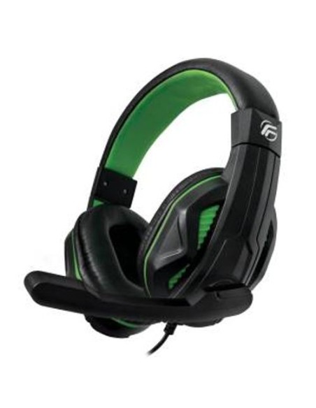 Fenner Tech Cuffie Gaming Soundgame + Microfono PC/Console Green