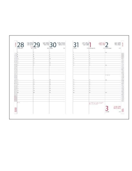 AGENDA DELTA SETTIMANALE 17X24  BLU