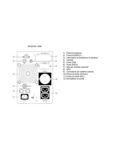 MISSION 1000VA 900W LCD COMPATTO