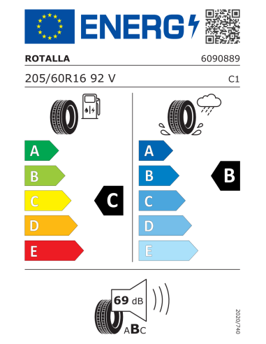 Rotalla Setula E-Race RH01 - 205/60 R16 92V