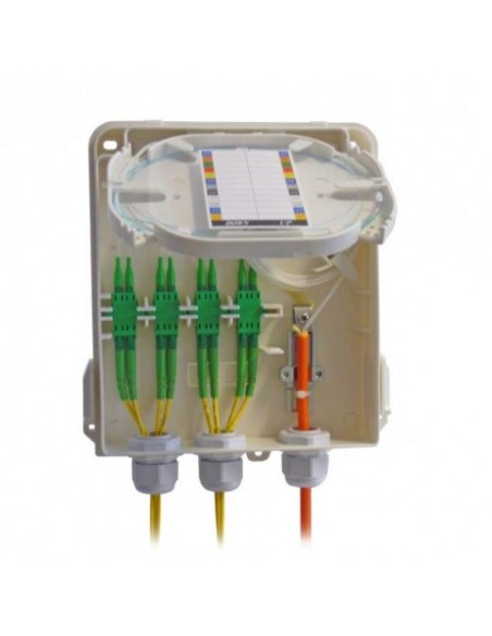 Scatola per terminale di testa FTTx 8 connessioni LC-D/SC-S