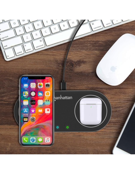 Doppia Stazione di Ricarica Wireless 30W