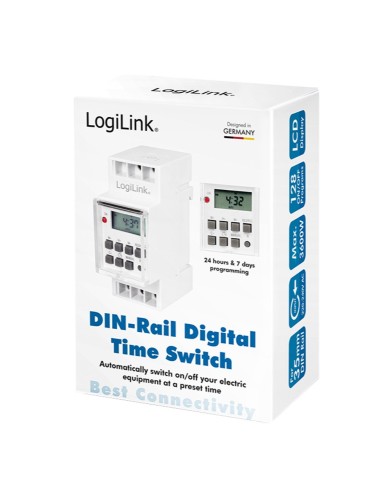 Timer Digitale per Montaggio su Guida DIN