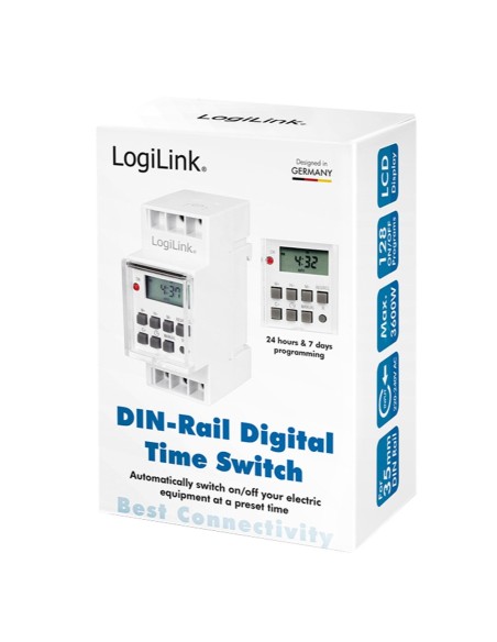 Timer Digitale per Montaggio su Guida DIN