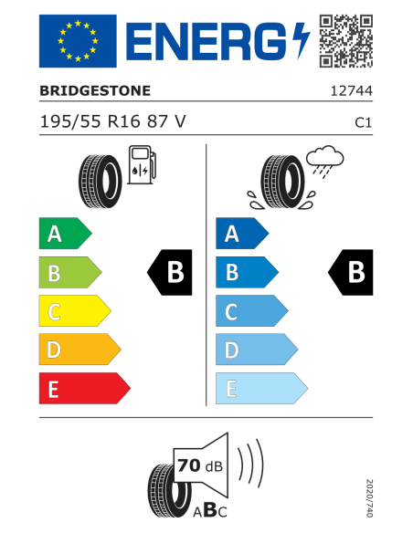 Bridgestone Ecopia EP150 - 195/55 R16 87V