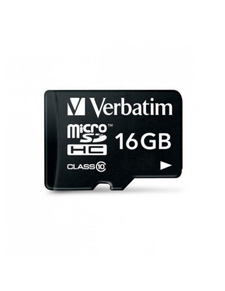 VERBATIM MICRO SDHC 16GB CLASS 10 + ADATTORE