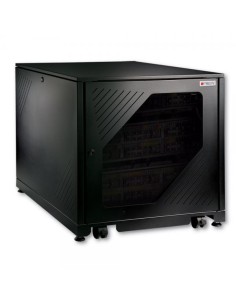Armadio Rack 19'' 600x800 12 Unità Nero da sotto-scrivania da assemblare