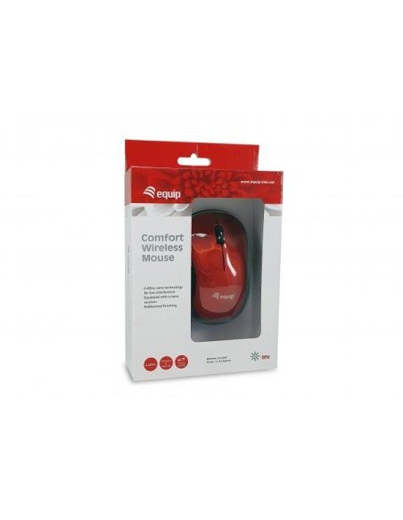 CONFORT MOUSE WIRELESS RED