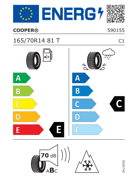 Cooper WM SA2+ - 165/70 R14 81T