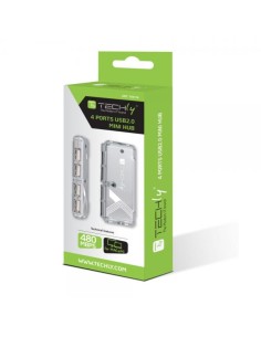 Hub USB Tascabile 4 porte Silver 2