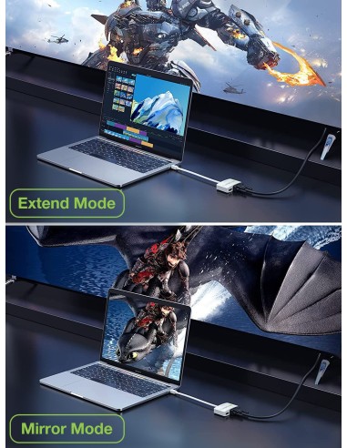 Adattatore Mini DisplayPort ad HDMI/VGA