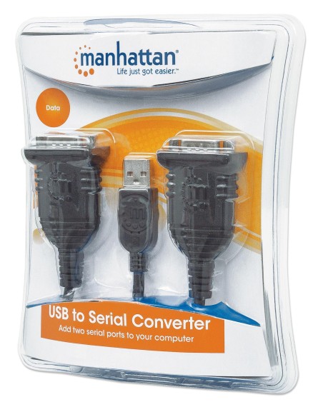 Convertitore da USB a 2 porte seriali