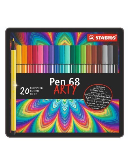 AST20 STABILO PEN 68 COL ASSORT