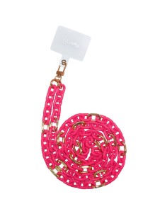 LACET CHAIN PINK FLUO