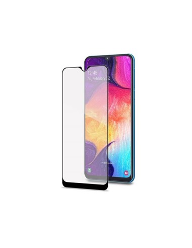 FULL GLASS GALAXY A20E BLACK