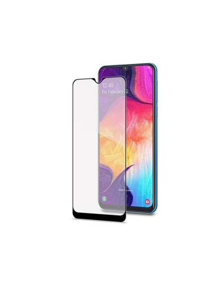 FULL GLASS GALAXY A20E BLACK