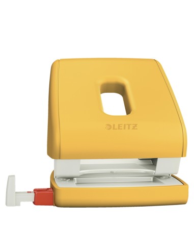 Perforatore Cosy - a 2 fori - giallo - Leitz