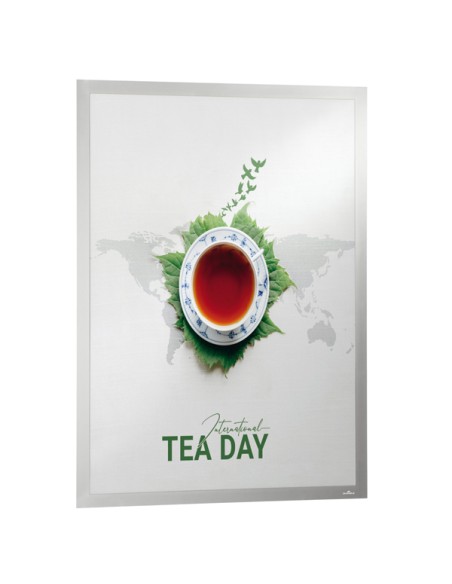 Cornice adesiva Duraframe Poster - 50 x 70 cm - argento - Durable