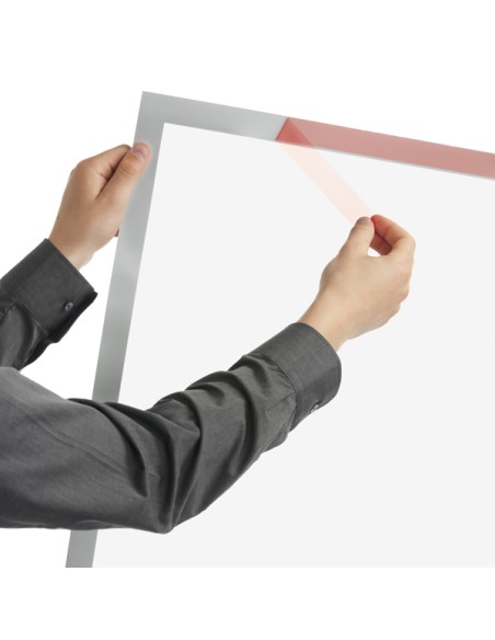 Cornice adesiva Duraframe Poster - 50 x 70 cm - argento - Durable