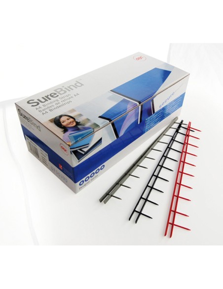 Pettini Surebind - 10 denti - 25 mm - blu - GBC - conf. 100 pezzi