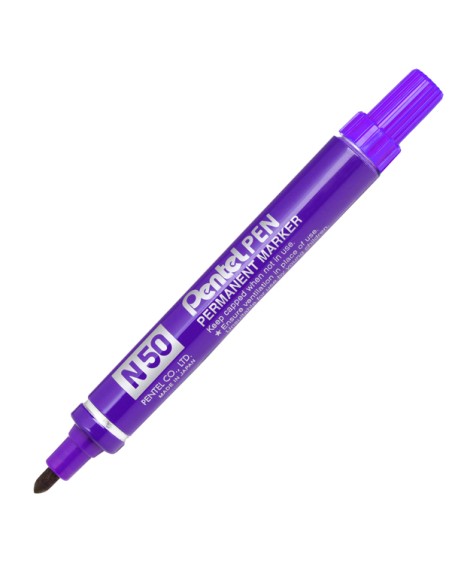 Marcatore permanente N50 - punta tonda - viola - Pentel