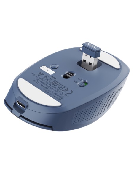 Mouse OZAA wireless - blu- Trust