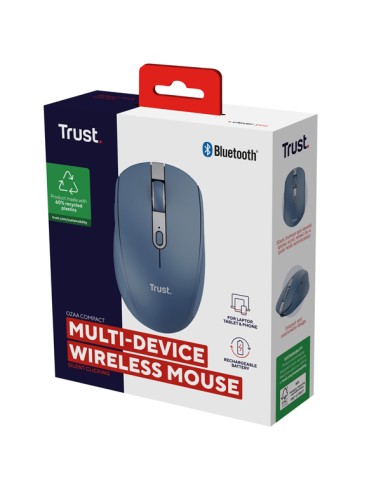 Mouse OZAA wireless - blu- Trust