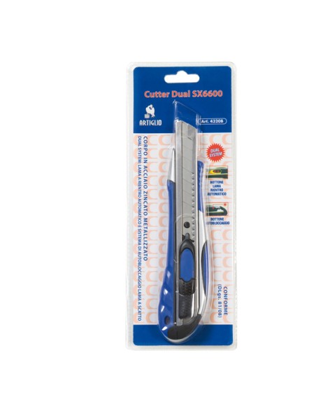 Cutter Dual System SX 6600 - larghezza lama 18 mm - Artiglio