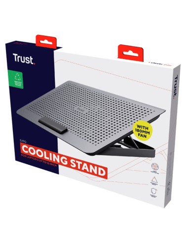 Supporto raffreddante per laptop Exto - grigio - Trust