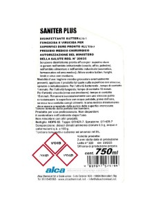 Sgrassante Saniter Plus - 750 ml - Alca 2