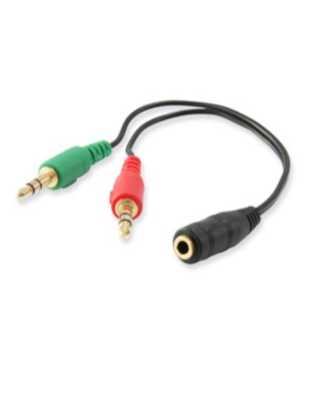 ADATTATORE AUDIO FEMALE VS 2 MALE