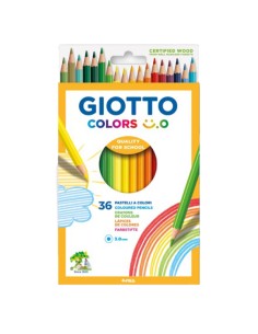 Pastelli colorati Colors 3.0 - diametro mina 3 mm - Giotto - astuccio 36 pezzi
