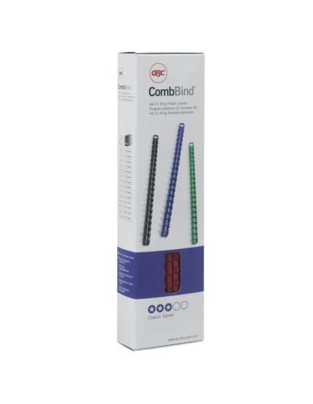 Dorsi spirale - 21 anelli - 6 mm - bianco - GBC - conf. 100 pezzi