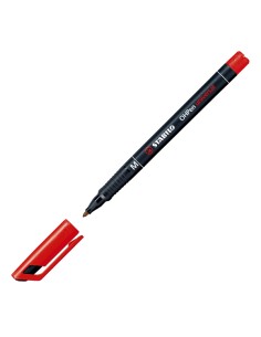 Pennarello OHPen universal permanente 843  - punta media 1,0 mm - rosso - Stabilo