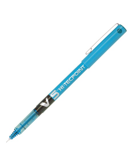 Roller Hi Tecpoint V5 - punta 0,5 mm - azzurro - Pilot