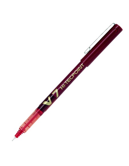 Roller Hi Tecpoint V7 - punta 0,7 mm - rosso - Pilot