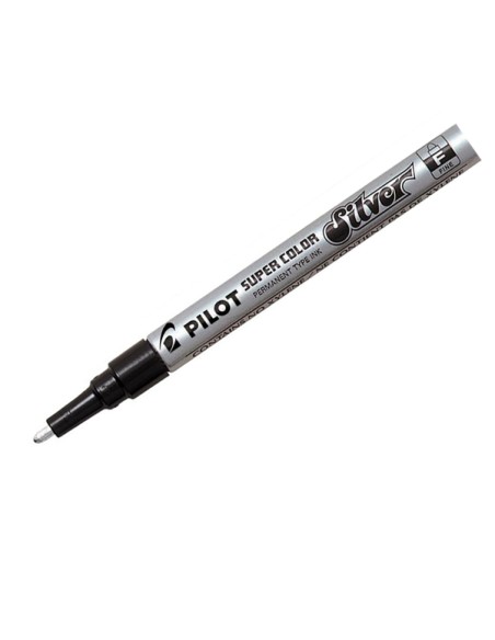Marcatore a vernice Super Color - argento - punta fine 3 mm - Pilot