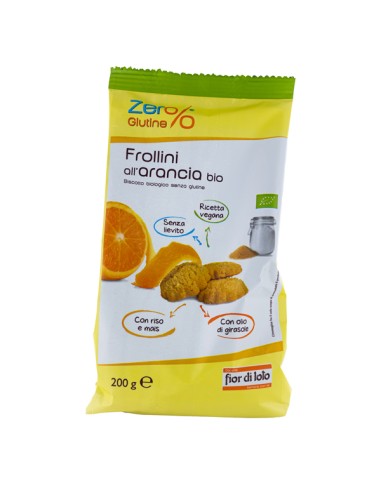Frollini - arancia - 200 gr - Zer%glutine