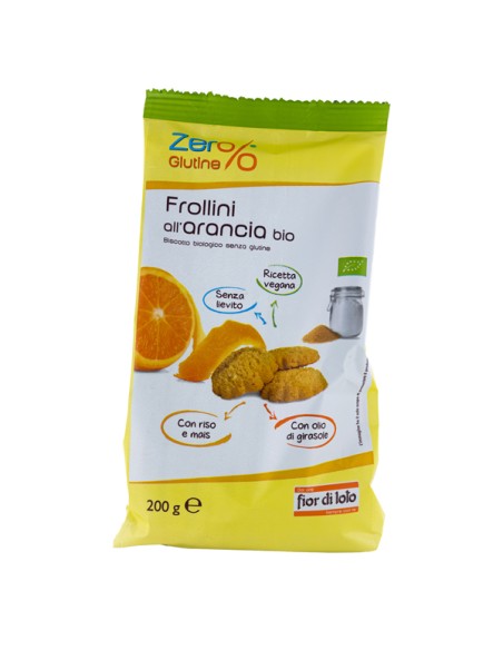 Frollini - arancia - 200 gr - Zer%glutine