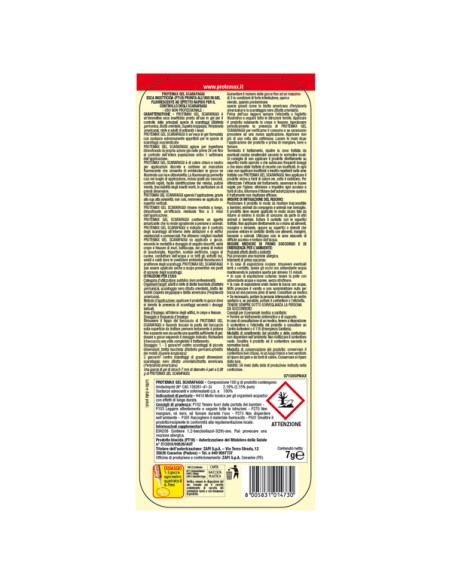Esca gel siringa - per scarafaggi - 7 gr - Protemax