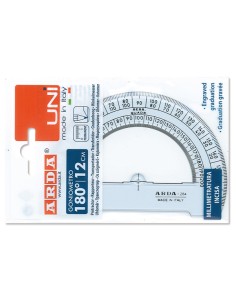 Goniometro Uni - 180gradi - 12cm - Arda