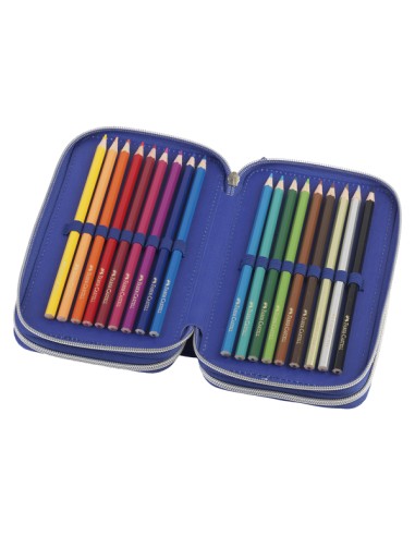 Astuccio 3 zip Dinosaur Edition - Faber Castell
