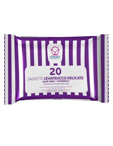 Salvietta struccante Delicate - Cotonet - conf. 20 pezzi