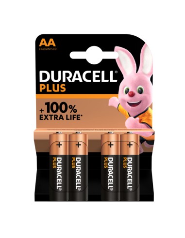 Pila Stilo AA Plus100 - MN1500 - Duracell - blister 4 pezzi