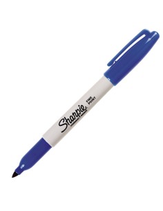 Marcatore permanente - punta fine 1 mm - blu - Sharpie