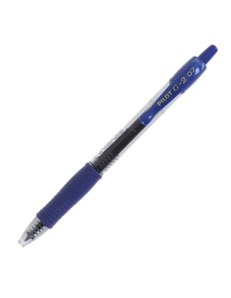 Roller gel a scatto G-2 - punta 0,7mm - blu - Pilot
