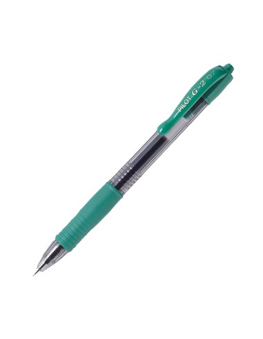 Roller gel a scatto G-2 - punta 0,7mm - verde - Pilot