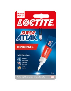 Colla Super Attak Original - 3 gr - trasparente - Loctite