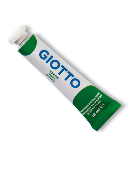 Tempera Tubo 4 - 12ml - verde - Giotto