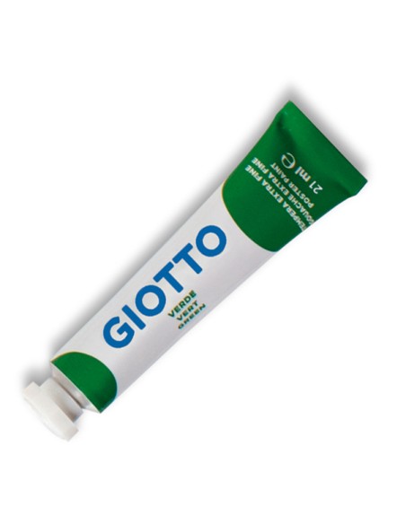 Tempera Tubo 7 - 21ml - verde - Giotto